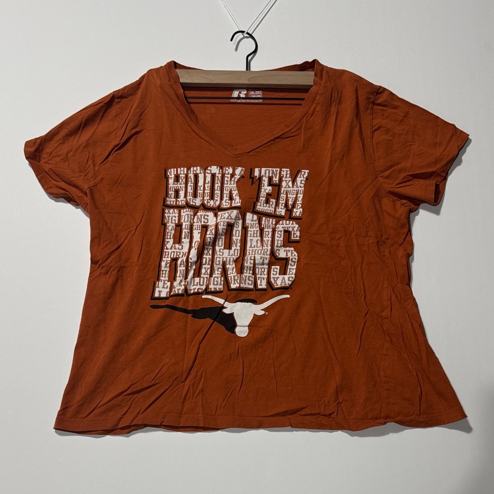 Women's Rust Graphic Texas Longhorns 2XL